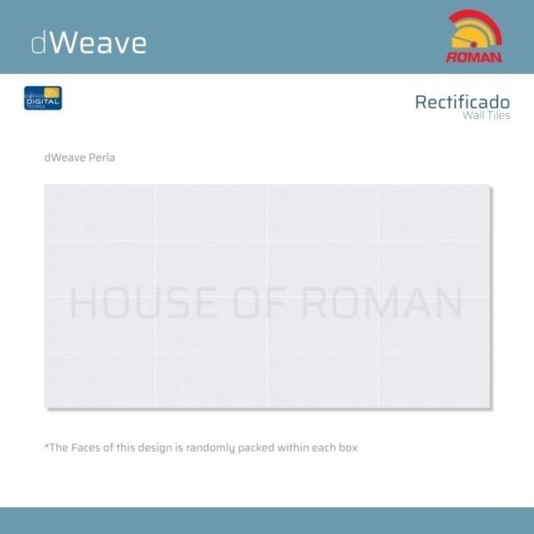 Termurah ROMAN KERAMIK dWeave Perla 30x60R W63470R - Image 5