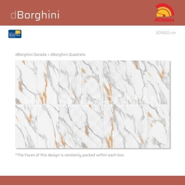 Termurah ROMAN KERAMIK dBorghini Quadrato 30x60T W63918T - Image 5