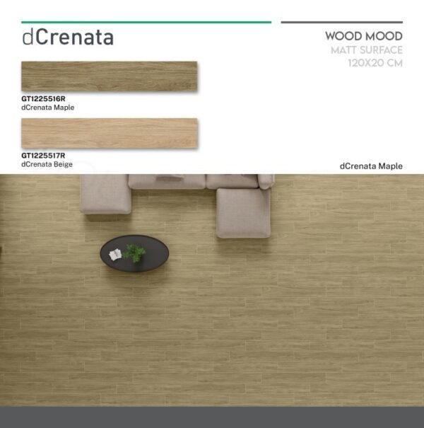 Termurah ROMANGRANIT dCrenata Maple 120x20 GT1225516R - Image 4