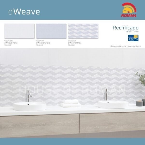 Termurah ROMAN KERAMIK dWeave Onda 30x60R W63870R - Image 4