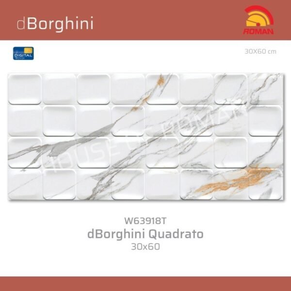 Termurah ROMAN KERAMIK dBorghini Quadrato 30x60T W63918T