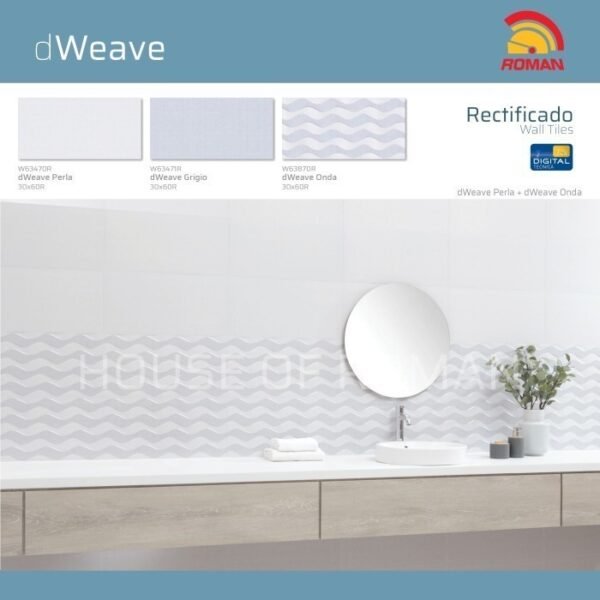 Termurah ROMAN KERAMIK dWeave Perla 30x60R W63470R - Image 4