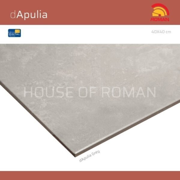 Termurah ROMAN KERAMIK dApulia Grey 40x40 G447252 GOL AM - Image 3