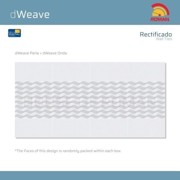 Termurah ROMAN KERAMIK dWeave Onda 30x60R W63870R - Image 5