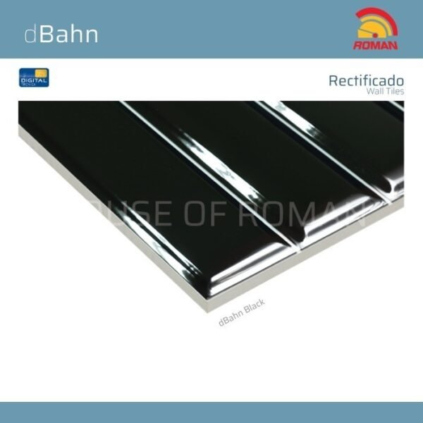 Termurah ROMAN KERAMIK dBahn Black 30x60R W63867R - Image 3