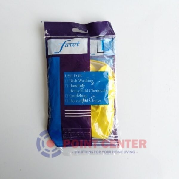 TERMURAH FAWI FS-005 SARUNG TANGAN LATEX CUCI PIRING UKURAN L - Image 3