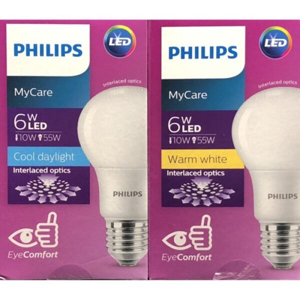 TERMURAH LAMPU PHILIPS LED BULB MYCARE 6W 6 WATT PUTIH COOL DAYLIGHT - Image 2