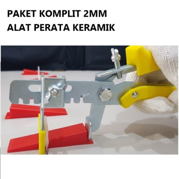 TERMURAH SPACER 2MM PAKET KOMPLIT PERATA KERAMIK TILE LEVELING SYSTEM - Image 2