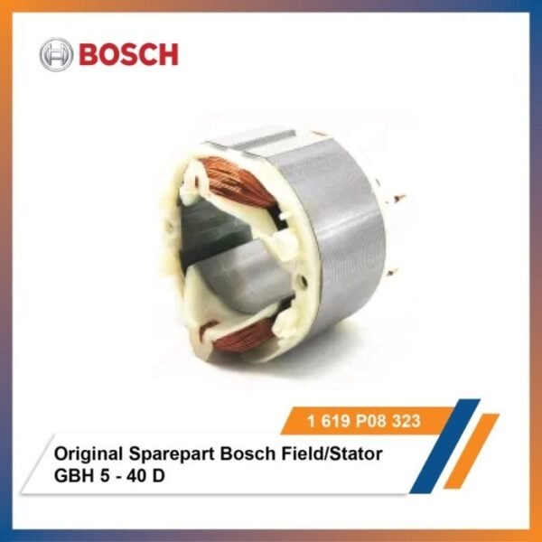 TERMURAH 1619P08323 BOSCH FIELD STATOR GBH 5-40 D / SPARE PART