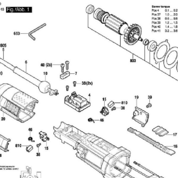 TERMURAH 2609199961 BOSCH ARMATURE GOP 30-28 / SPARE PART BOSCH - Image 2