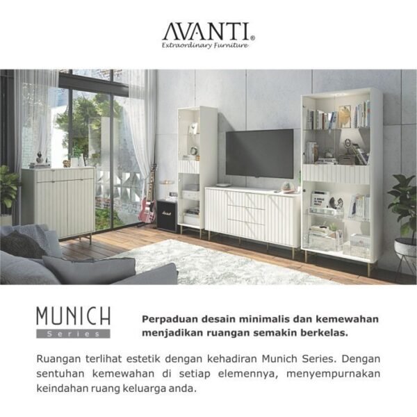 TERMURAH ACTIV FURNITUR AVANTI MUNICH SB 150 NAKAS MEJA SAMPING MODERN - Image 5