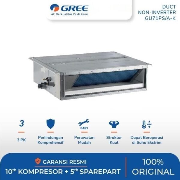 TERMURAH GREE 3 PK GU71PS/A-K U-MATCH DUCT