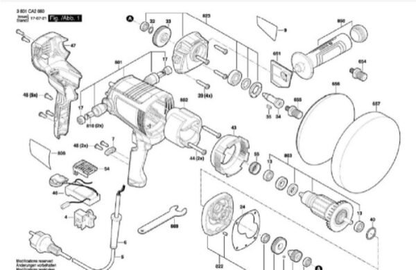 TERMURAH 1607233256 BOSCH SWITCH GPO 12 RE/ SPARE PART BOSCH - Image 3