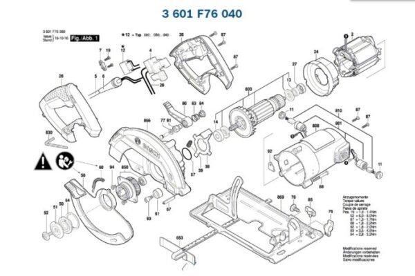 TERMURAH 1619P10062 BOSCH ARMATURE GKS 7000 / SPARE PART - Image 3