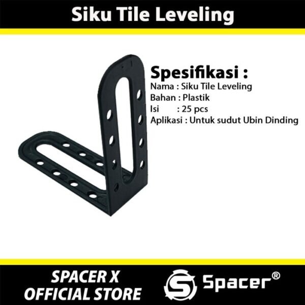 TERMURAH SIKU SUDUT TILE LEVELING/PERATA KERAMIK LANTAI 25 pcs - Image 3