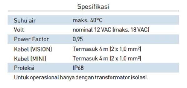 TERMURAH AURA LAMPU LED MINI 7/WW KOLAM RENANG - Image 3