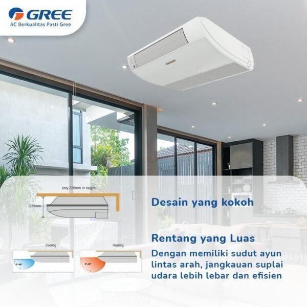 TERMURAH GREE 3 PK GU71ZD/A-K U-MATCH FLOOR CEILING - Image 3