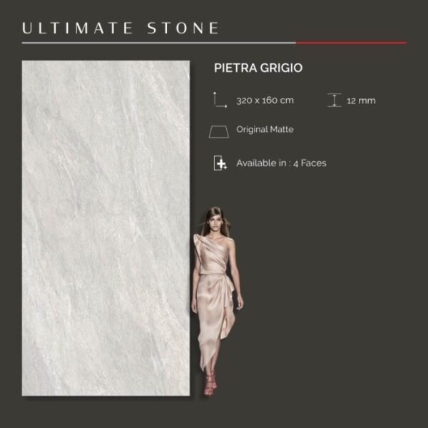 QUADRA GRANIT 320 X 160 BIG SIZE / BIG SLAP PIETRA GRIGIO