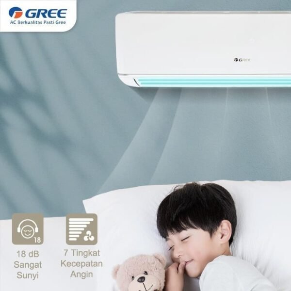 TERMURAH AC GREE COMBO SPLIT INVERTER (2 INDOOR 1/2PK+1/2PK 1 OUTDOOR) - Image 4