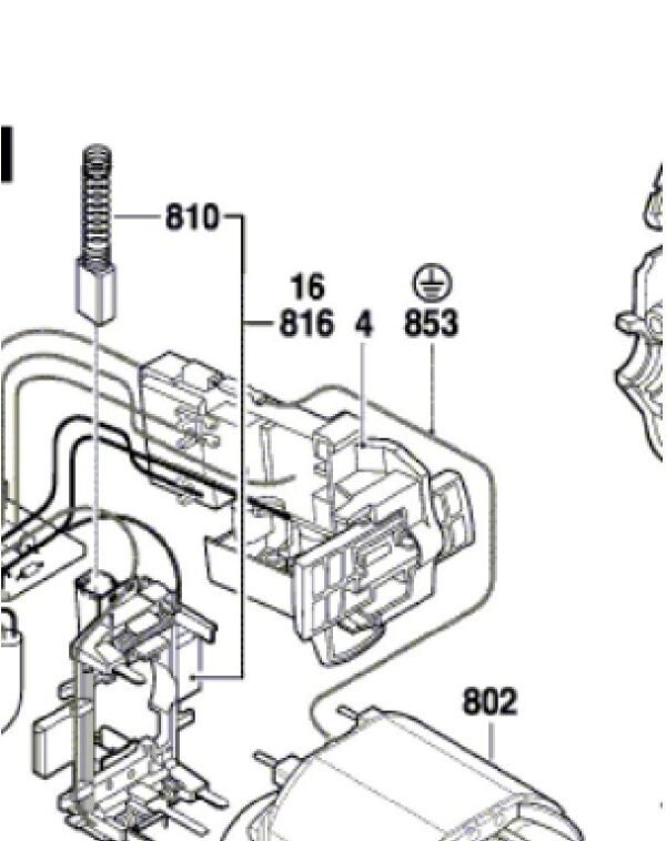 TERMURAH 2607200669 BOSCH SWITCH GST 90 BE / SPARE PART