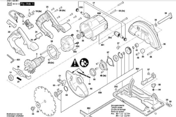 TERMURAH 1607000D17 BOSCH FIELD STATOR GKS 140 / SPARE PART - Image 3