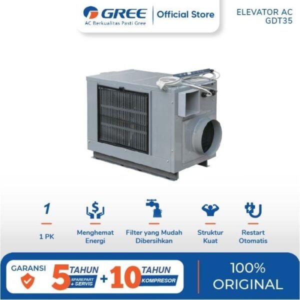 TERMURAH AC GREE AC ELEVATOR AC 1 .5 PK GDT35/NAA-E AC LIFT 1.5PK