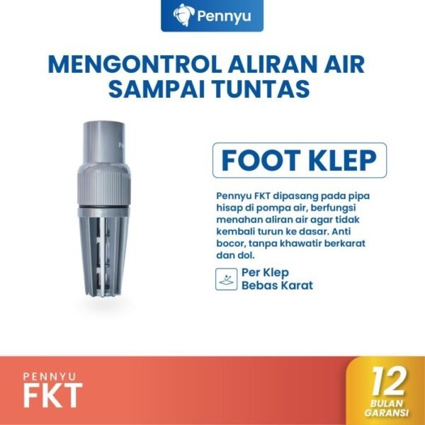 TERMURAH PENNYU FOOT KLEP FKT 3/4