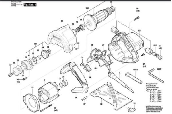 TERMURAH 1619PB5750 BOSCH FIELD STATOR GDC 140 / SPARE PART - Image 3