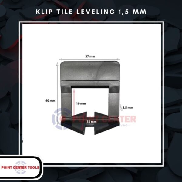 TERMURAH KLIP TILE LEVELING 1,5 MM / ALAT PERATA LANTAI HITAM