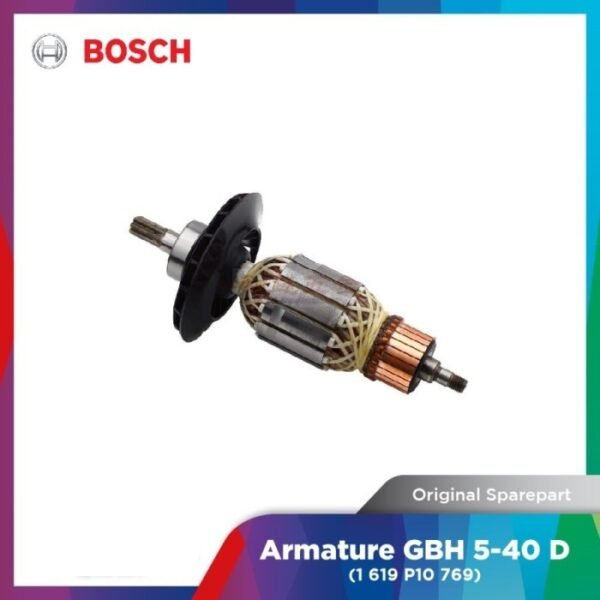 TERMURAH 1619P10769 BOSCH ARMATURE GBH 5-40 D / SPARE PART BOSCH