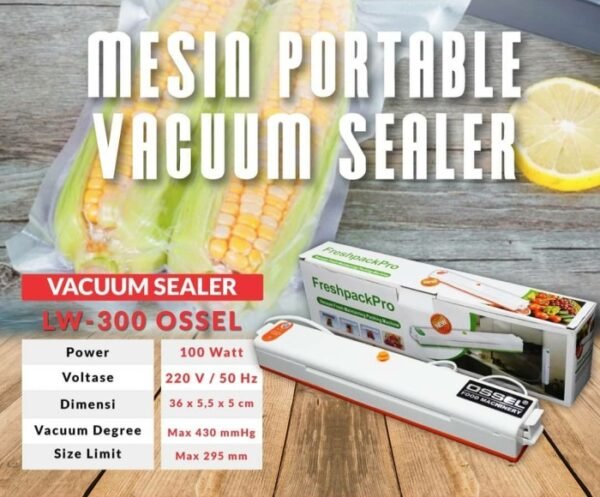 TERMURAH VACUUM SEALER MAKANAN LW-300 OSSEL - Image 4