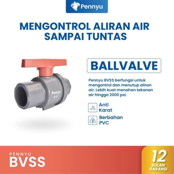 TERMURAH PENNYU BALL VALVE 1/2"