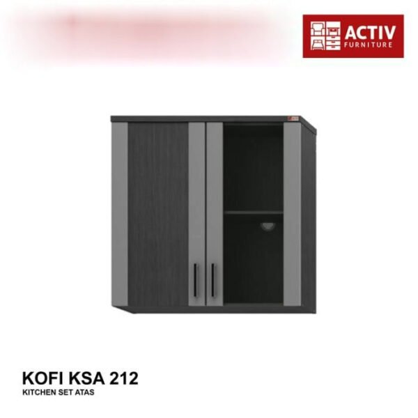 TERMURAH ACTIV FURNITURE KOFI KSA 212 LEMARI DAPUR ATAS 2 PINTU