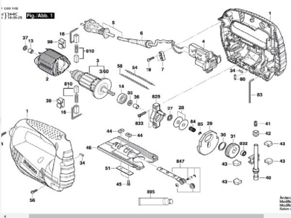 TERMURAH 2607200660 BOSCH SWITCH GST 65 E - Image 3