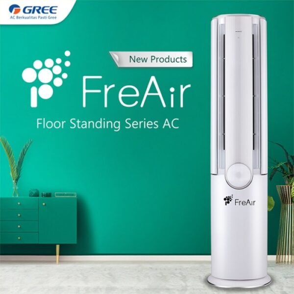 TERMURAH AC GREE 3 PK GVC24 FREAIR R32 FLOOR STANDING DELUXE - Image 2