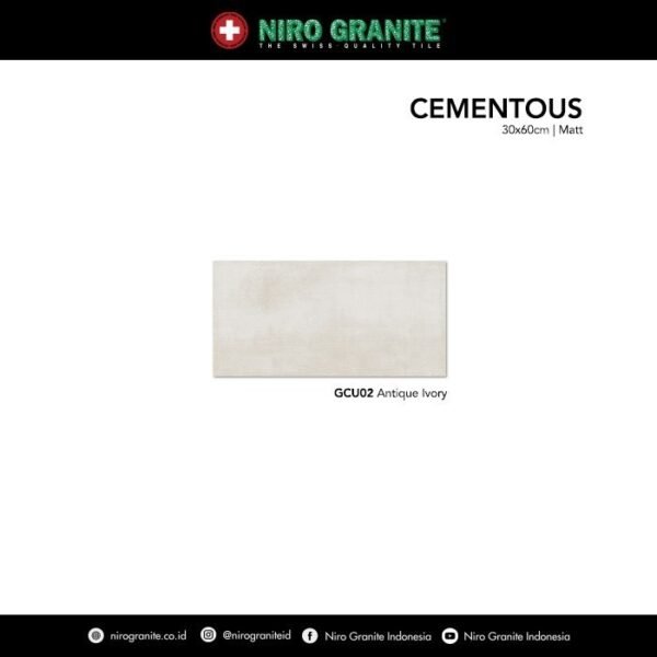 TERMURAH NIRO GRANIT 30 X 60 GCU02 CEMENTOUS MATT - Image 3