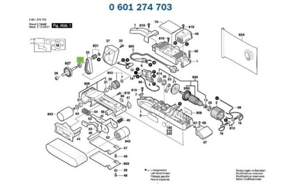 TERMURAH 16072335A9 BOSCH SWITCH GSB 18 V-EC/GSR 18 V - EC - Image 3