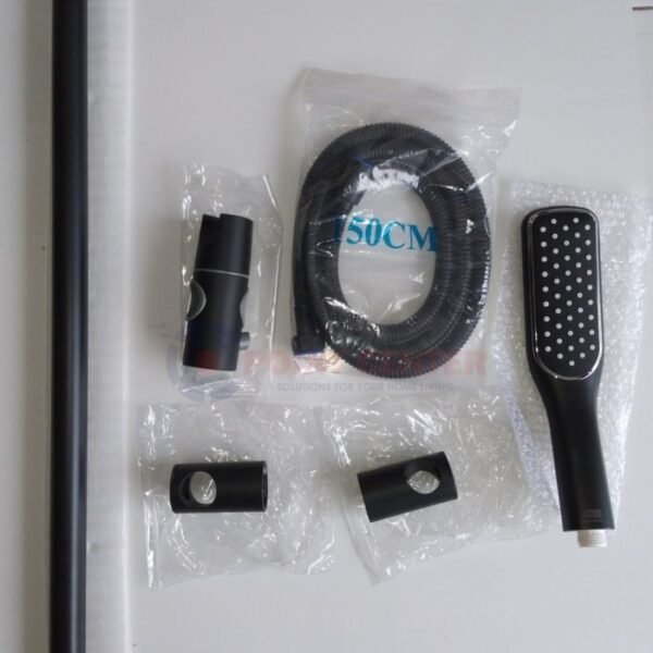 TERMURAH IGM IS-054 SHOWER TIANG SET HITAM HAND SHOWER + TIANG - Image 2