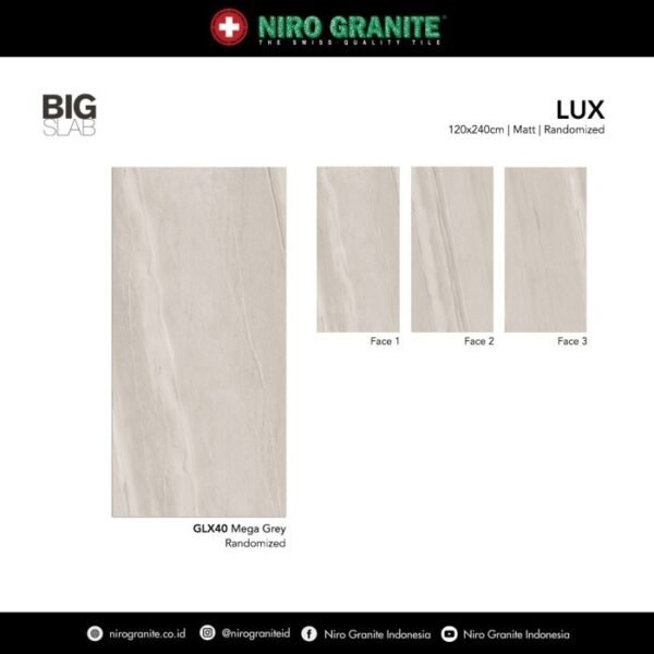 TERMURAH NIRO GRANIT 120 X 240 GLX40 BIG SLAB LUX MATT - Image 2