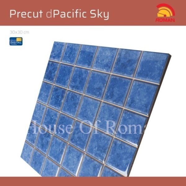 TERMURAH ROMAN KERAMIK PRE CUT 30 X 30 PWA33711 DPACIFIC SKY GOL B - Image 4