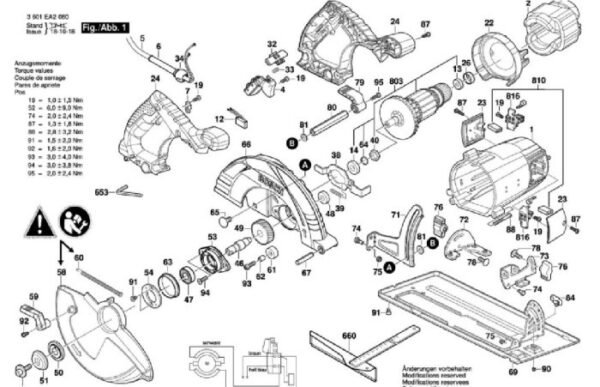 TERMURAH 1607200286 BOSCH SWITCH GKS 235 TURBO SPARE PART - Image 3