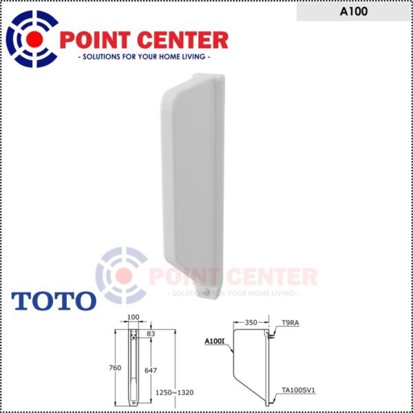 TERMURAH TOTO A100 PARTITION URINAL / PARTISI URINAL