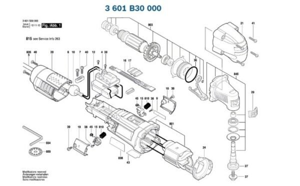 TERMURAH 2609199344 BOSCH FIELD STATOR GOP 250 CE/GOP 30-28 - Image 3