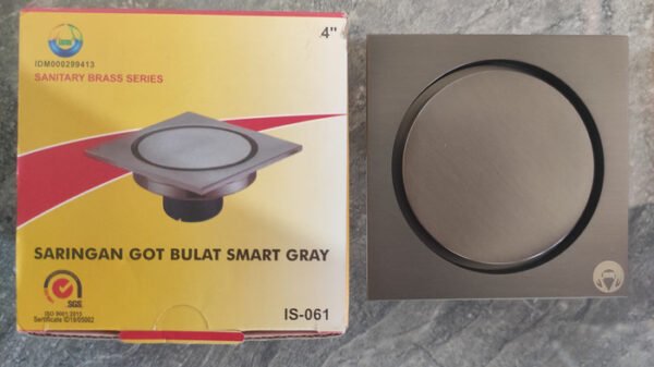 TERMURAH IGM IS-061 Saringan Got Smart Bulat Gray Abu / FIoor Drain