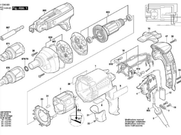 TERMURAH 2604220456 BOSCH FIELD STATOR GSR 6-25 TE / SPA - Image 2