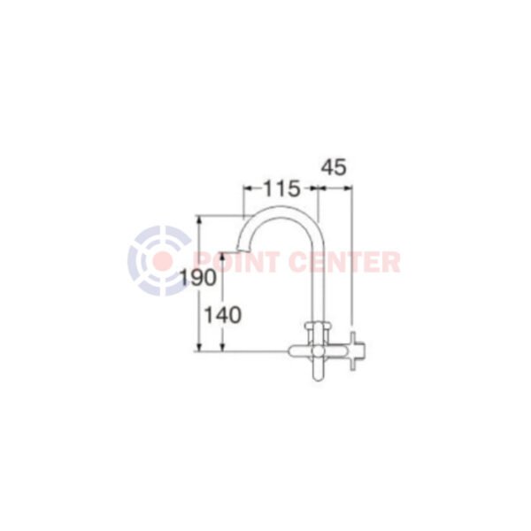 TERMURAH SAN EI A26JP KRAN DAPUR / KRAN SINK / KRAN ANGSA - Image 2