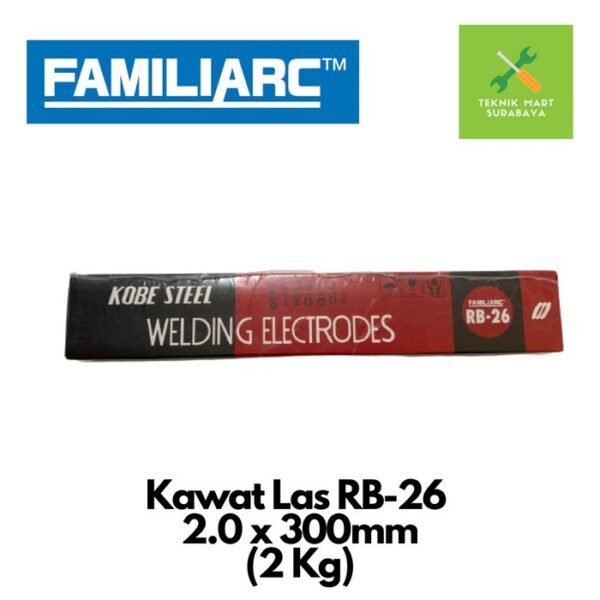 KOBE STEEL Kawat Las RB-26 2.0 x 300mm (2 KG)