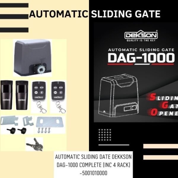 TERMURAH DEKKSON DAG 1000 Paket Lengkap Pagar Otomatis Sliding Gate