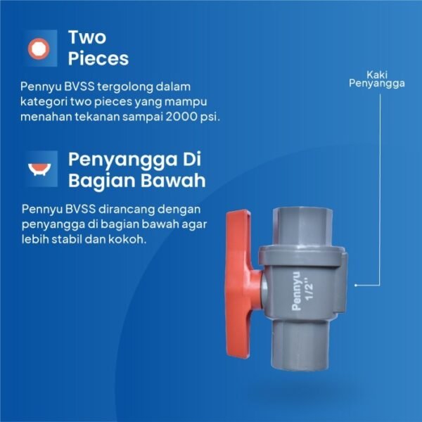 TERMURAH PENNYU BALL VALVE 1/2" - Image 3