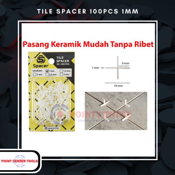 TERMURAH TILE SPACER 1MM/ CROSS / NAT KERAMIK 1 MM - Image 2